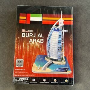 Burj Al Arab The World’s Great Architecture Cubic Fun 3D Puzzle 44pc BRAND NEW